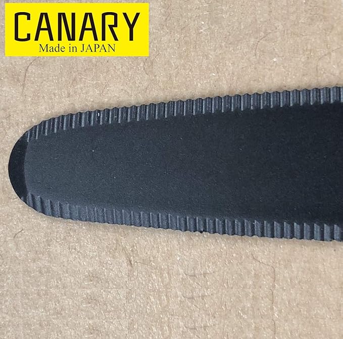 CANARY Cardboard Cutter with Non-Stick Coated Blade - 7.5" Box Cutter Utility Knife for Breaking Down Boxes & Opening Packages - Made in Japan, Yellow