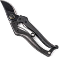 Wablade Japanese Pruning Shears Made in Japan, 7.9 Inch Bypass Hand Pruner for Live Branches up to 0.59 Inch, Forged Alloy Steel Blade Garden Shears for Clean, Controlled Cutting (Standard Model)