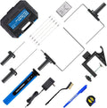 4 in 1 Hot Wire Electric Foam Cutter Kit, Styrofoam Cutting Tool 15W/ 6V with Case, Heated Foam Carving Knife Kit (Toolbox Blue)