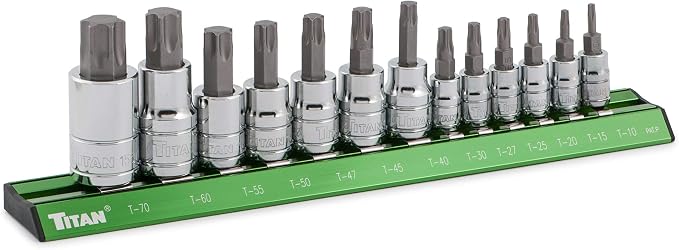 Titan 16122 Star Bit Socket Set - 13 Piece