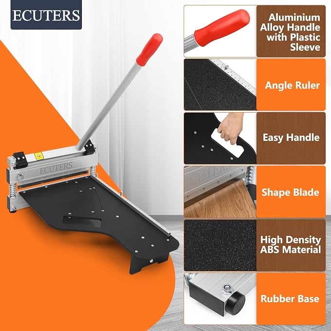 Replacement Blade for ECUTERS 13“ Laminate Floor Cutter B0D9SQN59N for Laminate Floor Vinyl Plank Engineer Wood LVP LVT VCT SPC WPC (Half table Blade)