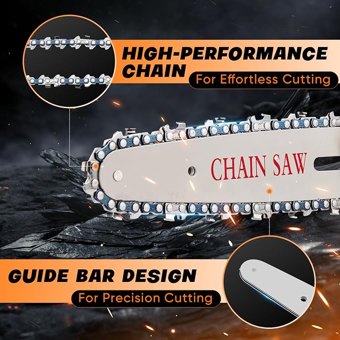 Saker Mini Chainsaw|6 Inch Chainsaws[2026 Upgraded]|Mini Cordless Electric Chain Saw|Small Handheld Portable Chain Saws Battery Powered Saws for Tree Trimmer and Garden,Gifts for Men