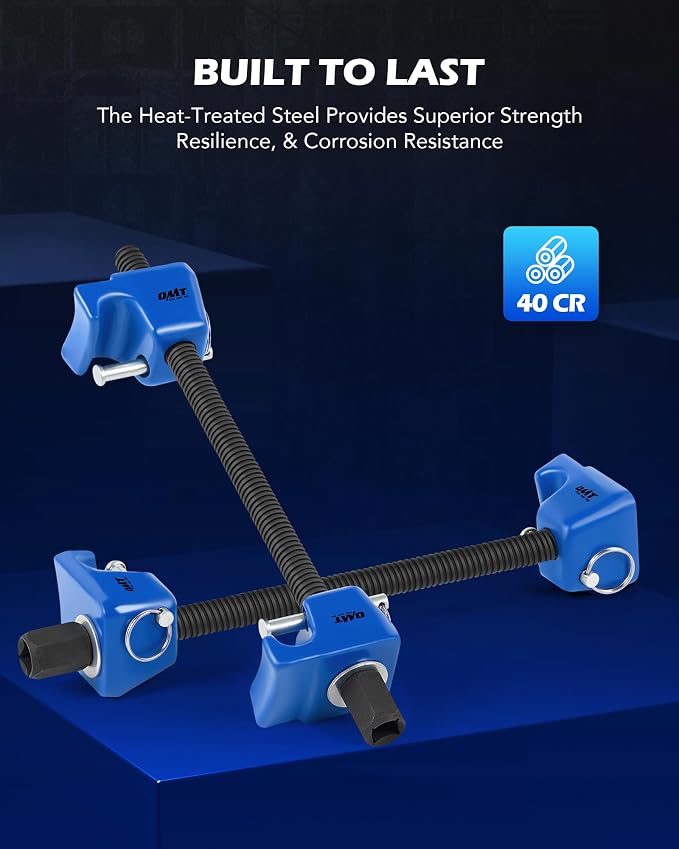 OMT Macpherson Strut Spring Compressor Tool Set with 10.5" Range
