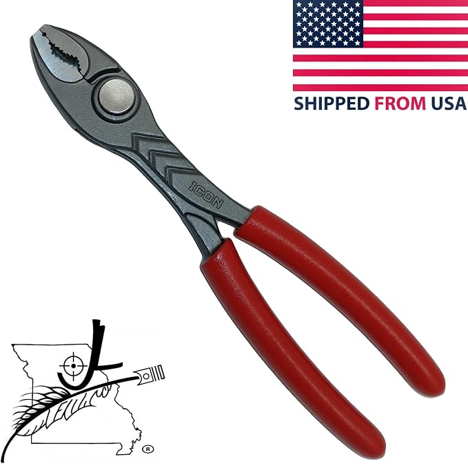 8" Quick Adjust Pliers Push Button Slip Joint