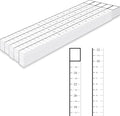 Attic Measuring Rulers (Case of 400), 25 Inch, Card Stock, Attic Insulation R Value Rulers for Insulators Ceiling Insulation