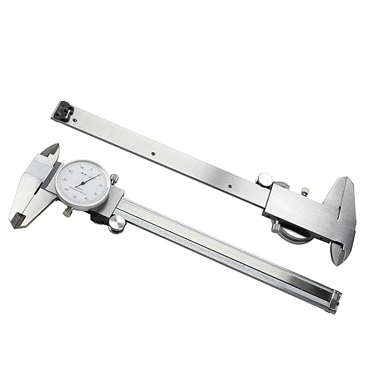 TEXALAN(R) 0-6" 4 Way Dial Caliper .001" Shock Proof Imperial Carbon Steel