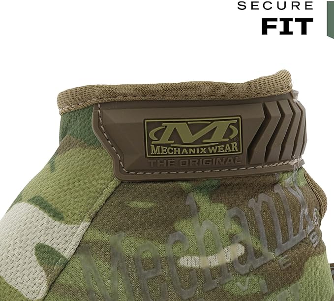 Mechanix Wear: The Original MultiCam Tactical Work Gloves with Secure Fit, Flexible Grip for Multi-purpose Use, Durable Touchscreen Safety Gloves for Men (Medium, MultiCam)