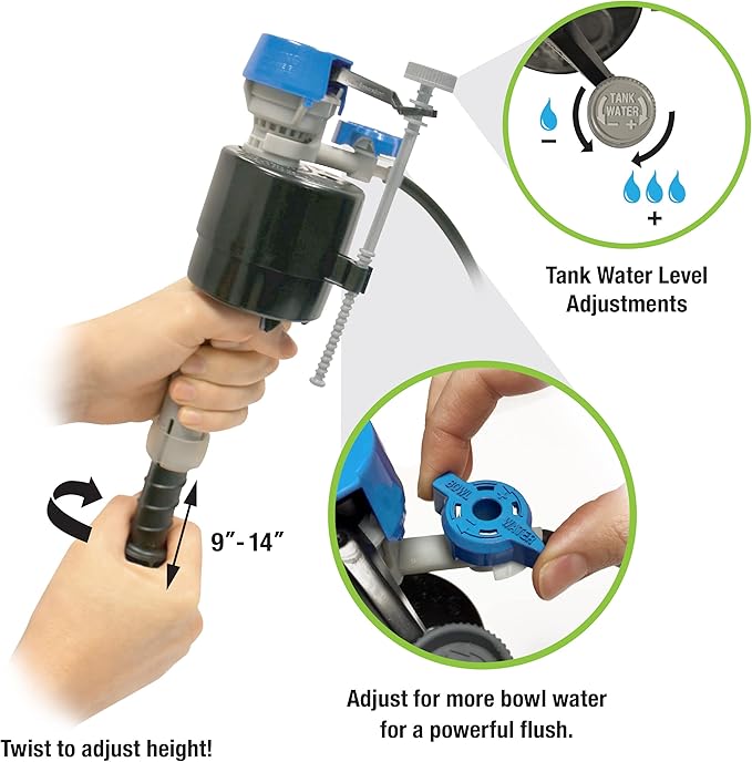 Fluidmaster K-400H-038-T4 PerforMAX 3 in. Everything Toilet repair kit, No Size, Multi