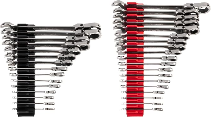 TEKTON Flex Head Ratcheting Combination Wrench Set, 34-Piece | WRC95305