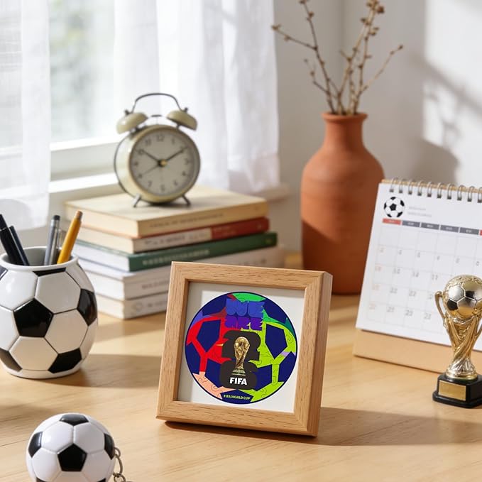 FIFA World Cup 2026 Edition Football 26PCS Wooden Pocket Puzzle