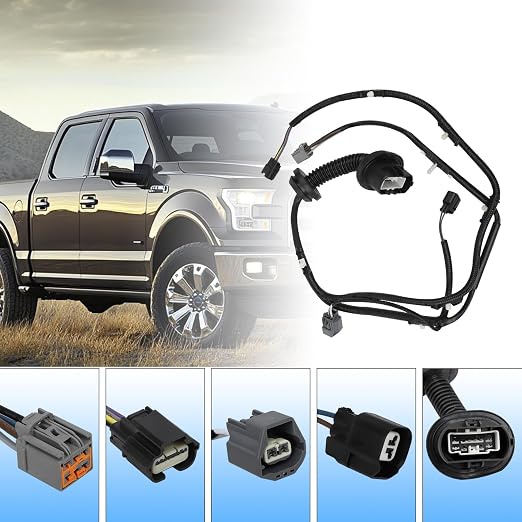 Rear Right Door Jumper Wire Assembly | Compatible with 2009-2014 Ford F-150 Crew Cab Passenger Side Door Jumper Harness Replace for 9L3Z-14630-CAA