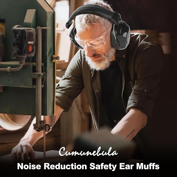 Noise Reduction Ear Protection Ear Muffs, Shooting Ear Protection, SNR 28dB Noise Cancelling Headphones for Adults Kids Autism, Hearing Protection for Shooting,Gun Range,Mowing