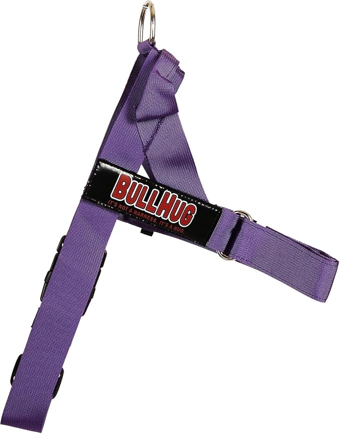 Adjustable Dog Harness– No Pull, No Choke – for English Bulldogs, French Bulldogs, Pugs & Broad-Chested Breeds – Easy, Safe Walks (Violet, Small)