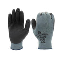 SHOWA Atlas 300B Original 1994 Crinkle Grip Work Gloves, Natural Latex Palm, Heavy Duty 10-Gauge for Construction, Landscaping, Gardening, & Masonry, Black, Small, Vending Pack, 12-Pair