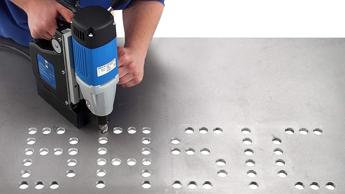 CS Unitec | MABasic 200 | Single-Speed Portable Magnetic Drill. Max Hole Capacity 1-3/8" Diameter, 8.2 Amp, 110 Volts, 450 RPM - Made in Germany