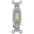 ENERLITES 4-Way Toggle Light Switch, Four Way, Side Wiring, Copper Wire Only, Grounding Screw, Residential Grade, 15A 125VAC 60Hz,UL Listed, 84150-I, Ivory
