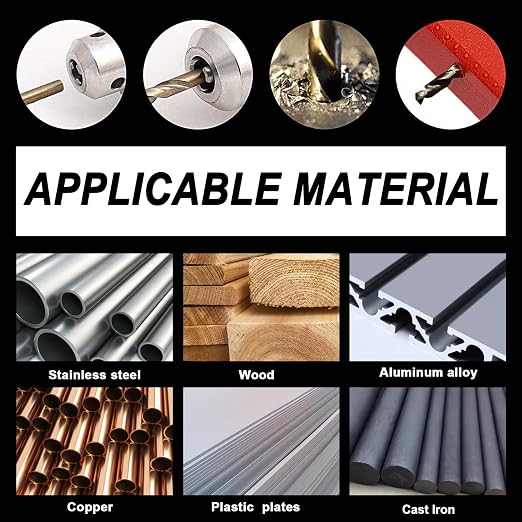 1/4" Cobalt Drill Bit Set (10Pcs), M35 HSS, 135 Degree Tip, Twist Jobber Length for Hardened Metal, Stainless Steel, Cast Iron, Wood, and Plastics, with Index Storage Case