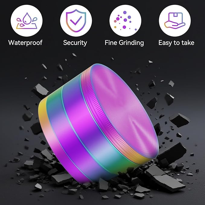 Grinder 2” Grinder Spice Grinder Kitchen Tools(colorful)