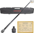 1-Inch Drive Torque Wrench 200-1500ft.lb/271.16-2033.73Nm, ±3% Precision Dual Direction Torque Wrenches with 24-Tooth Dual Range Scales with Ft.Lbs and N.m