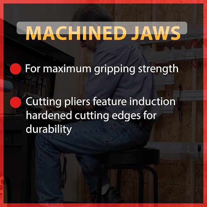 Performance Tool W1733 3-Piece Pliers and Wrench Set