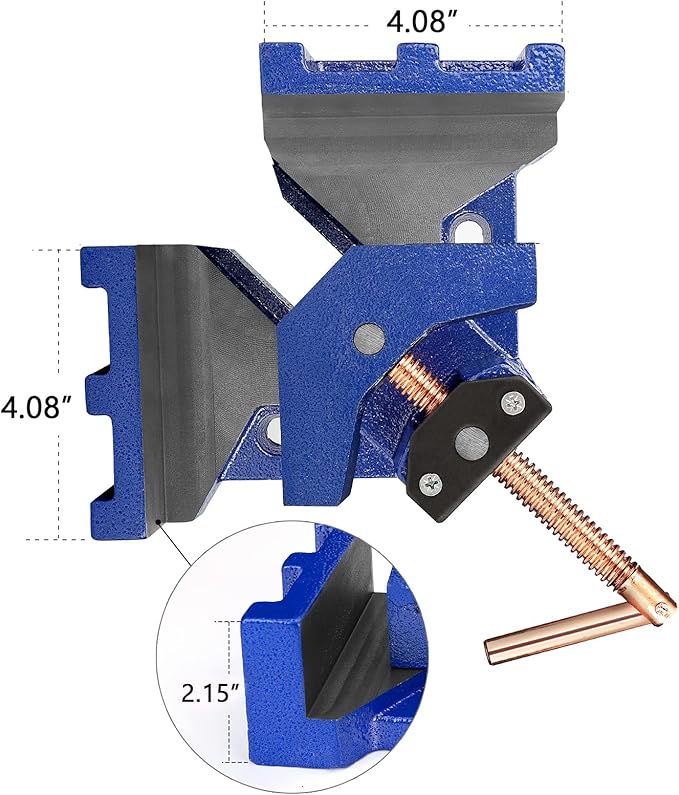 BETOOLL Cast Iron Welders Angle Clamp