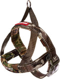 EzyDog Quick Fit Dog Harness, Soft Neoprene Padding - X-Large, Green Camo | Fast One-Click Buckle, Adjustable Fit, Strong Reinforced Materials, Reflective Stitching, No Pull Dog Harness, Easy Walking