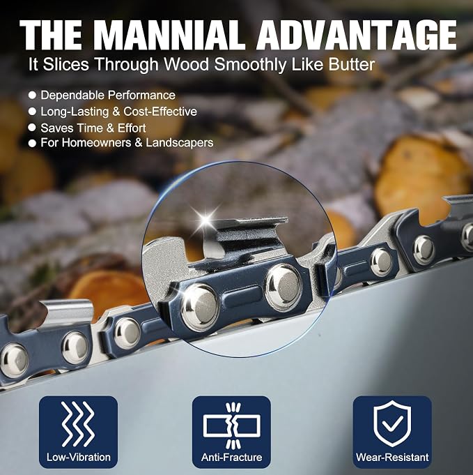 3 Pack 16 Inch Chainsaw Chain 3/8"LP .050" 55DL Fits Stihl 021,MS210,MS211