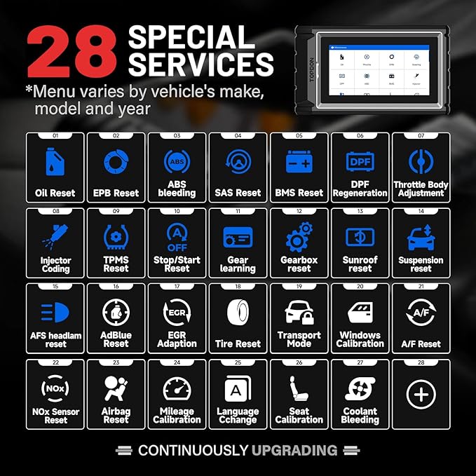 TOPDON AD800BT 2 OBD2 Scanner, 2026 Bidirectional Scan Tool, Function as AD900 Lite AD Pro, All System Automotive Diagnostic Scanner, Active Test, 28+ Reset Service, FCA Autoauth, 2 Years Free Update