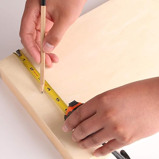LICHAMP Tape Measure 12 ft, 8 Pack Bulk Easy Read Measuring Tape Retractable with Fractions 1/8, Measurement Tape 12-Foot by 1/2-Inch