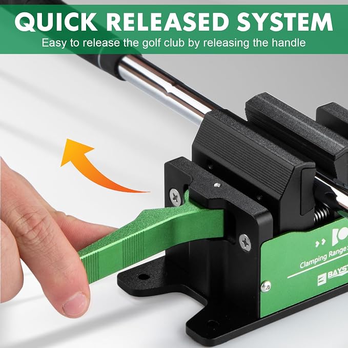 Patented Golf Club Vise Grip Kit Vice Clamp for Home Club Regrip