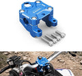 NICECNC Handlebar Clamp Compatible with Yamaha Banshee 350 YFZ350 1987-2006,Blue