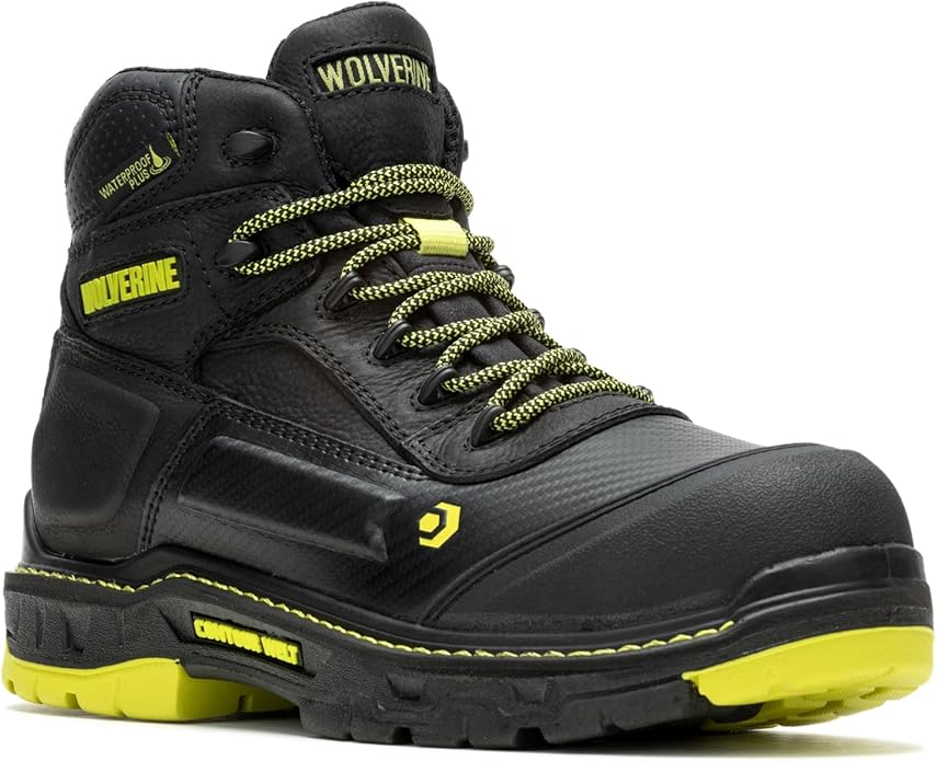 Wolverine Men's Overpass Composite Toe Waterproof Work Boots
