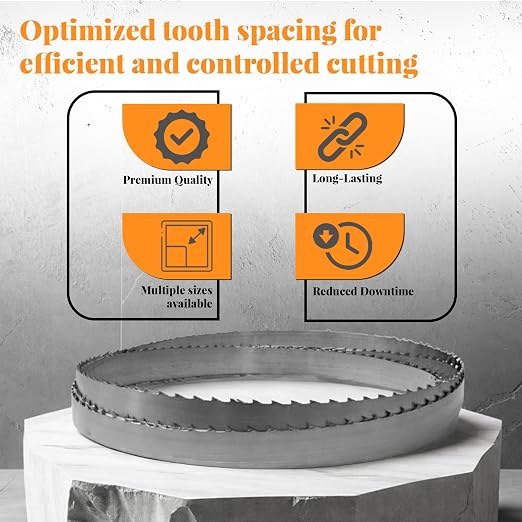 Cutlery Mania Band Saw Blade (Bone-in) 5/8x.022x3TPIx68 (4-Pack)
