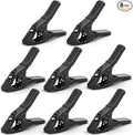 8-Piece 6 inch Heavy Duty Metal Spring Clamps: Metal Clamps for Woodworking, 2.5"-inch Jaw Opening, Heavy Duty Clips for Pool Cover Backdrop Stand Clamp