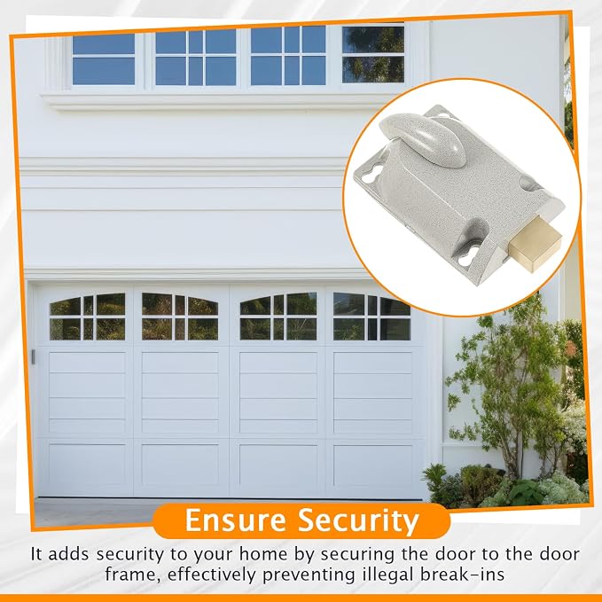 MorningRo A Set Garage Door Locks Set with Keys Twist Deadbolt Locks | Center Mount Design, Diecast Aluminum Cylinder, Twist Knob Locks, Secure Deadbolt for Garage Door Security