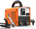 HITBOX Stick Welder 110V Digital Display 200A Duty Cycle 60% ARC Lift TIG Welding Machine LCD Display IGBT Inverter Portable MMA Welder with Hot Start, Arc Force, VRD and Anti Stick