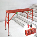 Adjustable Ladder Work Platform, 70(L) x15(W) x Adjustable Platform Ladder for Stairs, Home Portable Scaffoldding,770 Lbs Capacity