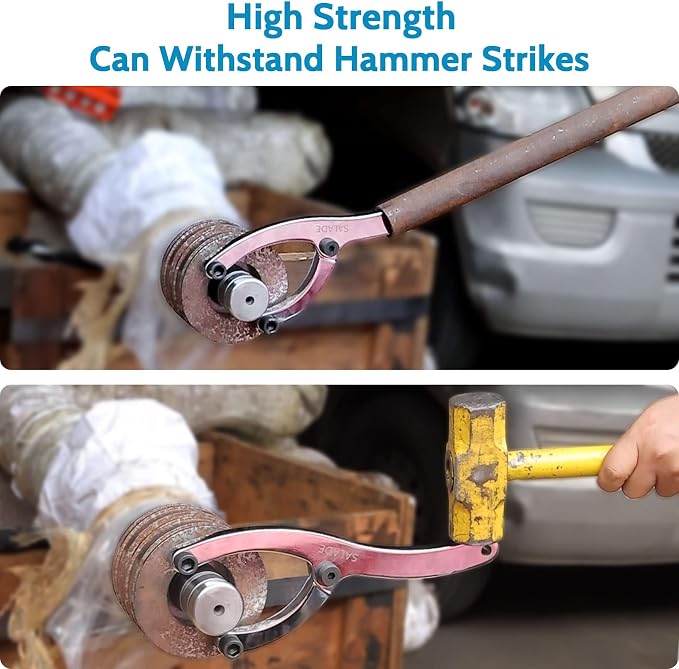 Salade Heavy Spanner Wrench,Adjustable Gland Nut Wrench,for Removing Hydraulic Cylinder,Equipped with 1/4" and 5/16" and 3/8" Pins, Gloves, and Towels