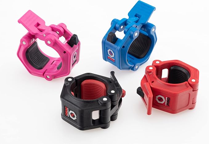 Lock-Jaw PRO 2 Barbell Collars/Clamps, 2"/50mm Olympic Bars