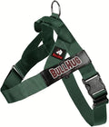 Adjustable Dog Harness– No Pull, No Choke – for English Bulldogs, French Bulldogs, Pugs & Broad-Chested Breeds – Easy, Safe Walks (Hunter Green, Medium)