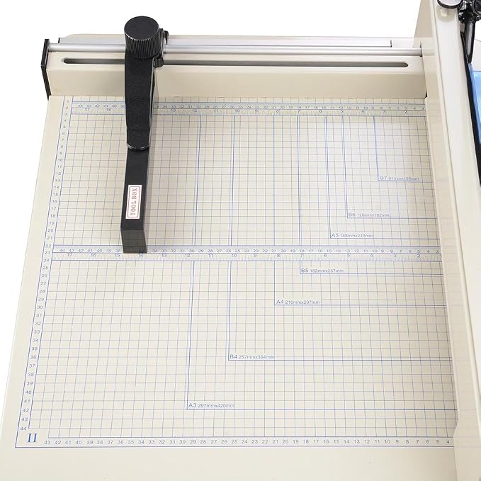 Yescom Paper Cutter Heavy Duty 17" Blade A3 Large Industrial Guillotine 400 Sheets Cutting Cardstock Trimmer
