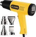 Heat Gun, Hot Air Gun Set, Equipped with LCD Digital Display, Adjustable Temperature Function (572&1112℉), Memory Setting and 4 Nozzles, Suitable For Removing Paint, Shrinking Pvc (Jf-2000WD)