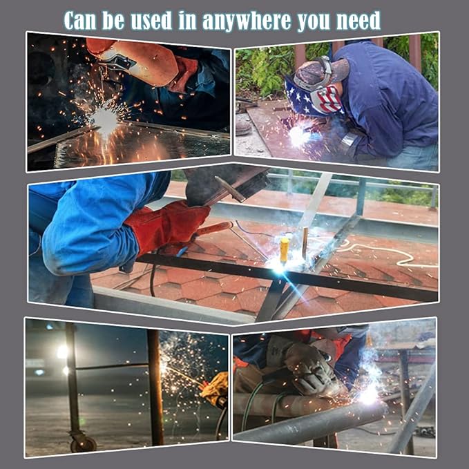HONE ARC Welder 110V/220V, Actual 140Amp Stick Welder, Digital IGBT Inverter LCD Display Welding Machine with Hot Start Arc Force Anti-Stick, High Efficiency for Welding Rod 1/16-1/8-Inch