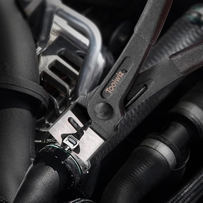 Toolwiz Clic & Clic-R Type Hose Clamp Pliers, CV Boot Clamp Tool Radiator Spring Collar Automotive Maintenance Tools