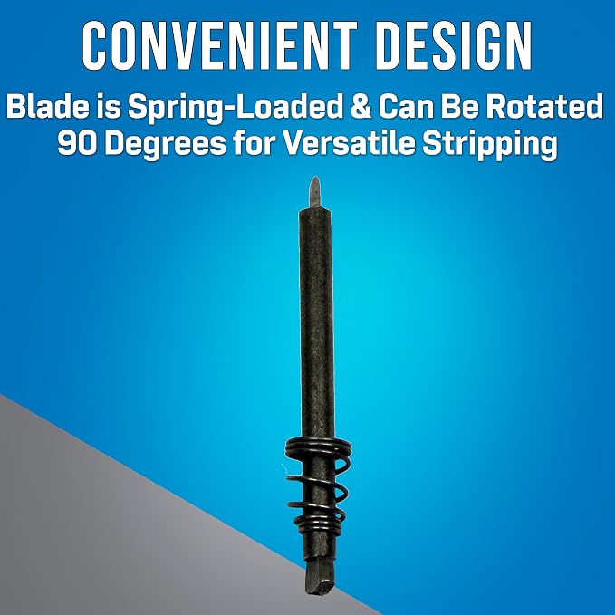 Jonard Tools CST-7915 Spring-Loaded Replacement Cutting Blade for Round Cable Strippers, Rotatable 90 Degrees