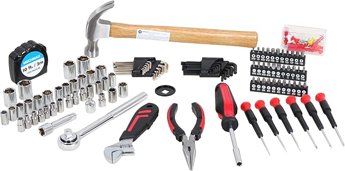 MECHMAX 149-Piece Home Tool Set with Socket and Wrench Kit