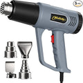 Heat Gun，572℉& 1112℉ Dual Temperature Control Heat gun', Overload Protection with 4 Nozzles for Crafting, hot air gun，Shrink Wrapping, Phone Repair, Epoxy Resin