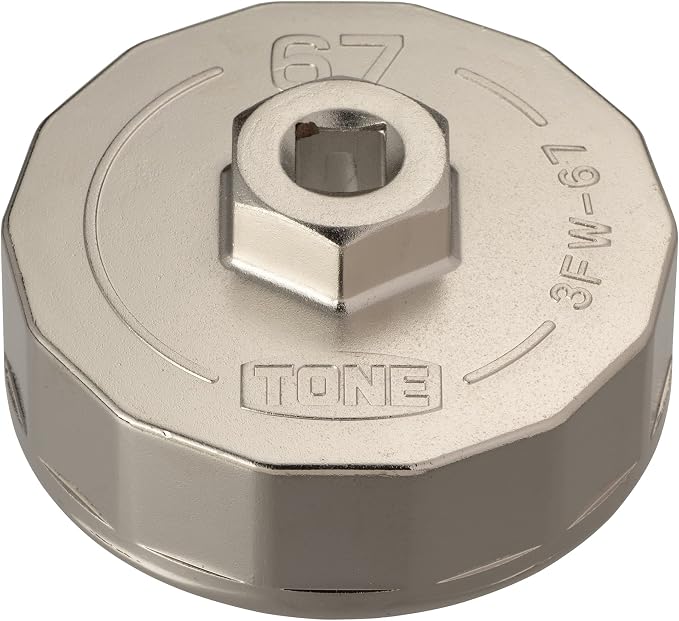 TONE Oil Filter Wrench 3FW-67 3/8" Inch Drive φ67