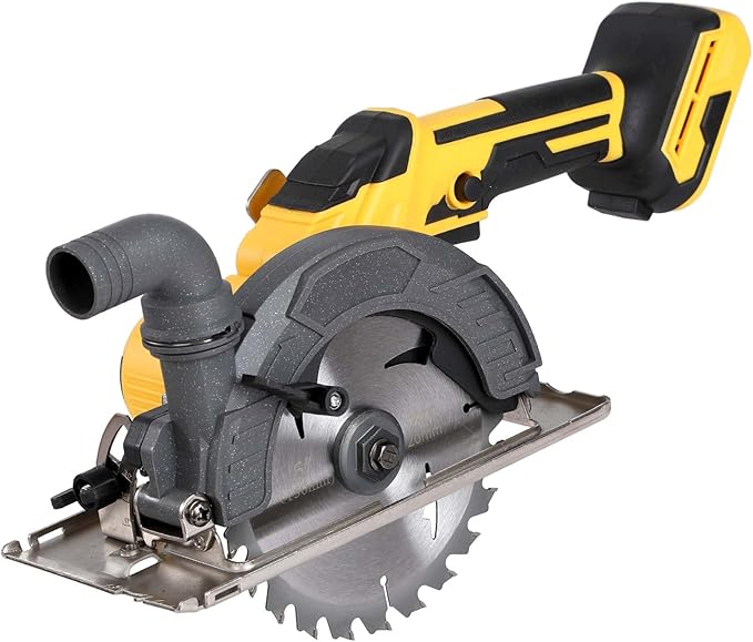 6" Brushless Cordless Circular Saw Compatible with Dewalt 20V Battery (Not Included) - 6900 RPM, Compact & Lightweight- Small Circular Saw for Wood, Soft Metal, Plastic, Tile