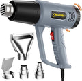 Heat Gun 122℉~1202℉ Dual Temperature Control Pistola De Calor with 4 Nozzles Kit Overload Protection Hot Air Gun For Crafting,Shrink Wrapping, Stripping Paint,5Ft Power Cord (V-F3000W)